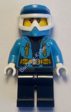  Минифигурка Лего Сити - Женщина-исследователь Арктики - 