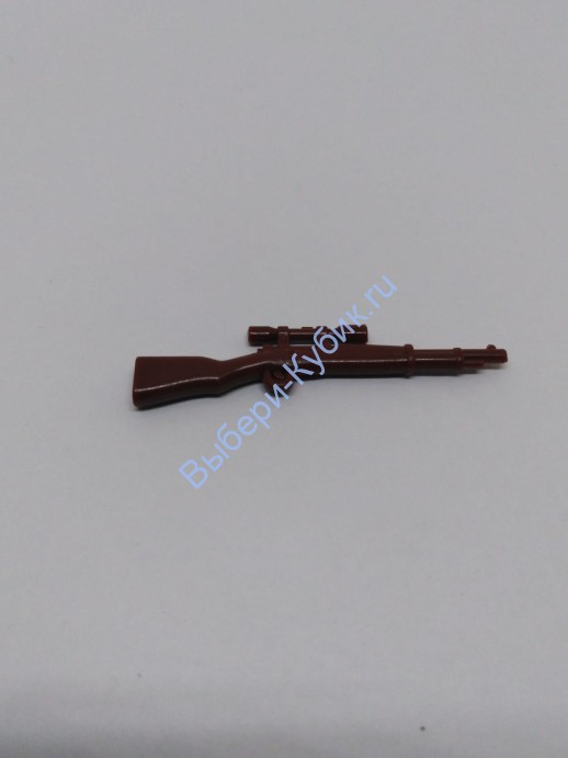 Деталь Аналог Совместимый С Лего Оружие Цвет Коричневый