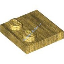 Деталь Лего Плитка Модифицированная 2 х 2 С Штырьками По Краю Цвет Перламутрово-Золотой