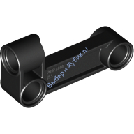 Деталь Лего Техник Пин Коннектор Перпендикулярный 2 х 4 Изогнутый Цвет Черный