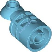 Деталь Лего Техник Цилиндр Поворотного Шарнира С Отверстием Для Штифта Цвет Умеренно-Лазурный