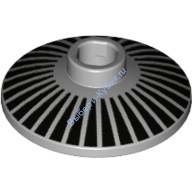 Деталь Лего Тарелка 2 х 2 Перевернутая Радар Цвет Светло-Серый