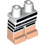 Деталь Лего Ноги С Рисунком Цвет Белый