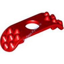 Деталь Лего Наплечники С Шипами Сверху Цвет Красный