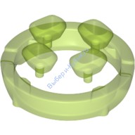 Деталь Лего Камень / Кристалл Камень Бесконечности 4 Шт Цвет Прозрачно-Ярко-Зеленый