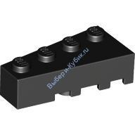 Деталь Лего Клин 4 х 2 Левый Цвет Черный
