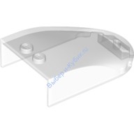 Деталь Лего Лобовое Стекло 6 х 4 х 1 Изогнутое Цвет Прозрачный