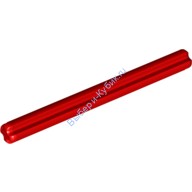 Деталь Лего Техник Ось 6 Цвет Красный