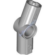 Деталь Лего Техник Коннектор Угловой #3 - 157.5 Градусов Цвет Светло-Серый