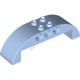 Деталь Лего Скос Закругленный 2 х 8 х 2 Двойной Цвет Ярко-Светло-Голубой