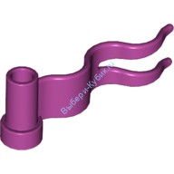 Деталь Лего Флаг 4 х 1 Волна Правый Цвет Маджента