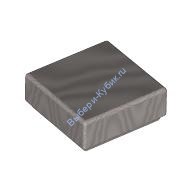 Деталь Лего Плитка 1 х 1 С Желобком Цвет Металлический Серебрянный