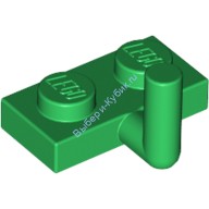 Деталь Лего Пластина 1 х 2 С Вертикальным Штырем Цвет Зеленый