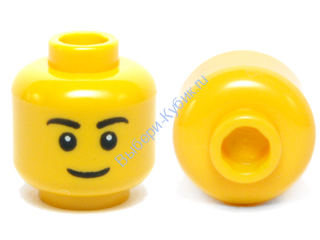 Деталь Лего Голова Минифигурки Цвет Желтый