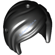 Деталь Лего Парик Фрэндс Цвет Черный