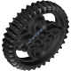 Деталь Аналог Совместимый С Лего Техник Шестерня С 36 Зубьями Скошенная С Двух Сторон Цвет Черный