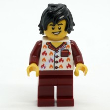 Минифигурка Лего Сити Пожарный cty1717