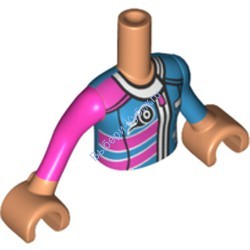 Деталь Лего Торс Мини Долл Френдс С Рисунком Цвет Телесный