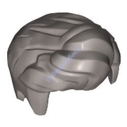 Деталь Лего Волосы Цвет Перламутрово-Светло-Серый