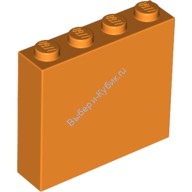 Деталь Лего Кубик 1 x 4 x 3 Цвет Оранжевый