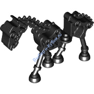 Деталь Лего Скелет Лошади Б/У Цвет Черный