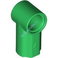 Деталь Лего Техник Коннектор Угловой #1 Цвет Зеленый