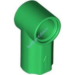Деталь Лего Техник Коннектор Угловой #1 Цвет Зеленый
