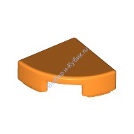 Деталь Лего Плитка Круглая 1 х 1 Четверть Цвет Оранжевый