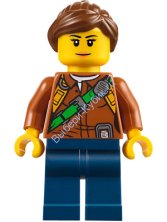 Минифигурка Лего Сити - Женщина-исследователь 