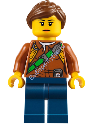 Минифигурка Лего Сити - Женщина-исследователь