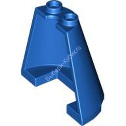 Деталь Лего Конус Половина 4 х 2 х 3 Цвет Синий