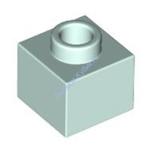 Деталь Лего Кубик Модифицированный 1 х 1 х 2/3 С Открытым Штырьком Цвет Светлая Аква