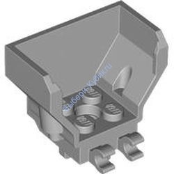 Деталь Лего Кокпит 4 x 2 x 3 Цвет Светло-Серый