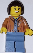 Минифигурка Лего Сити Водитель гоночного багги-транспортера