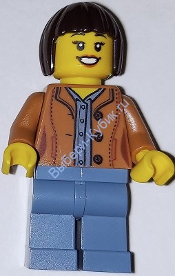 Минифигурка Лего Сити Водитель гоночного багги-транспортера