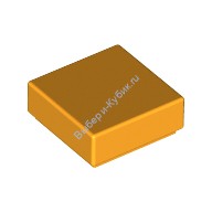 Деталь Лего Плитка 1 х 1 С Желобком Цвет Ярко-Светло-Оранжевый