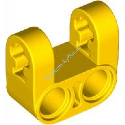 Деталь Лего Техник Коннектор Двойной Усиленный Цвет Желтый