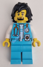 Минифигурка Лего Сити Исследователь Арктики - Мужчина