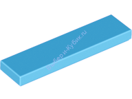 Деталь Лего Плитка 1 х 4 Цвет Темно-Лазурный