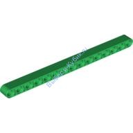 Деталь Лего Техник Бим 1 х 15 Толстый Цвет Зеленый