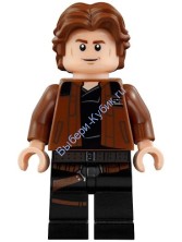Han Solo, Black Legs with Holster Pattern, Brown Jacket with Black Shoulders