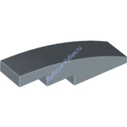 Деталь Лего Скос Закругленный 4 х 1 Без Штырьков Цвет Песочно-Голубой