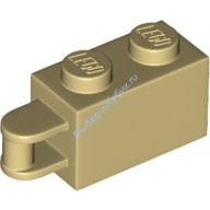 Деталь Лего Кубик Модифицированный 1 х 2 С Ручкой Сбоку Цвет Песочный