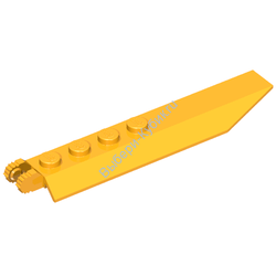 Деталь Лего Петля Пластина 1 х 8 (Лопасть Вертолета) Цвет Ярко-Светло-Оранжевый