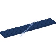 Деталь Лего Пластина 2 х 12 Цвет Темно-Синий