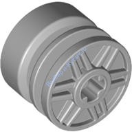 Деталь Лего Диск 18 Мм D х 14 Мм С Осевым Отверстием Поддельными Болтами И Мелкими Спицами Цвет Светло-Серый