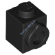 Деталь Лего Кубик Модифицированный 1 х 1 С Штырьком На Стороне И Проводящим Элементом На Противоположной Стороне Цвет Черный