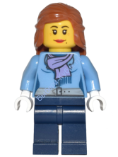 Минифигурка Лего Сити  Девушка