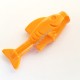 Деталь Аналог Совместимый С Лего Рыба оранжевая