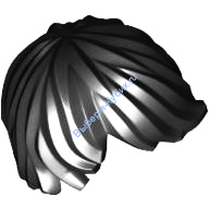 Деталь Лего Парик Минифигурки Цвет Черный